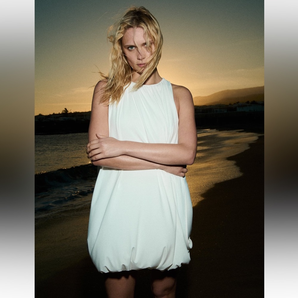 Zara Mini Balloon Dress - Picture 4 of 4